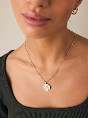 Gold Tone Stainless Steel Zodiac Necklace - Image 3 of 14