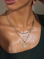 Gold Tone Stainless Steel Zodiac Necklace - Image 5 of 14