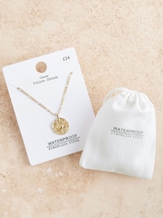 Gold Tone Stainless Steel Zodiac Necklace - Image 8 of 14