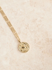 Gold Tone Stainless Steel Zodiac Necklace - Image 9 of 14