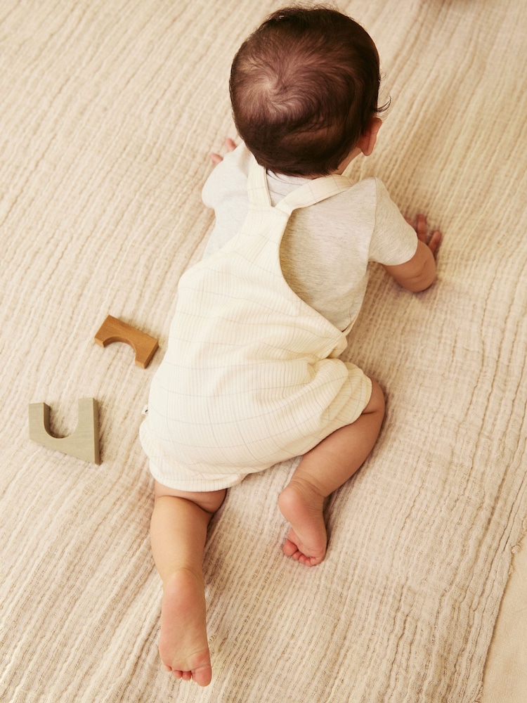 Сіра панда - Baby Jersey Dungaree and Bodysuit Set (0mths-2yrs) - Image 3 of 14