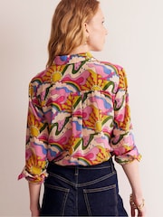Boden Yellow Sienna Silk Shirt - Image 2 of 5