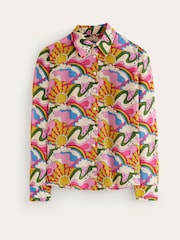 Boden Yellow Sienna Silk Shirt - Image 5 of 5