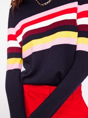 Boden Blue Eva Cashmere Crew Neck Jumper - Image 2 of 6