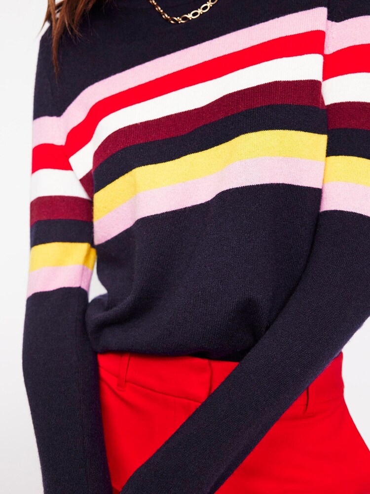 Boden Blue Eva Cashmere Crew Neck Jumper - Image 2 of 6