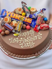 Personalised Fathers Day Smash Cake by Sweet Trees - Image 3 of 4