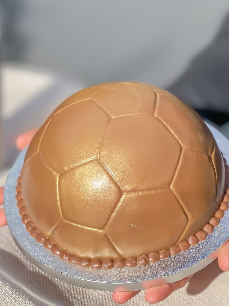Personalised Football Chocolate by Sweet Trees - Image 1 of 5