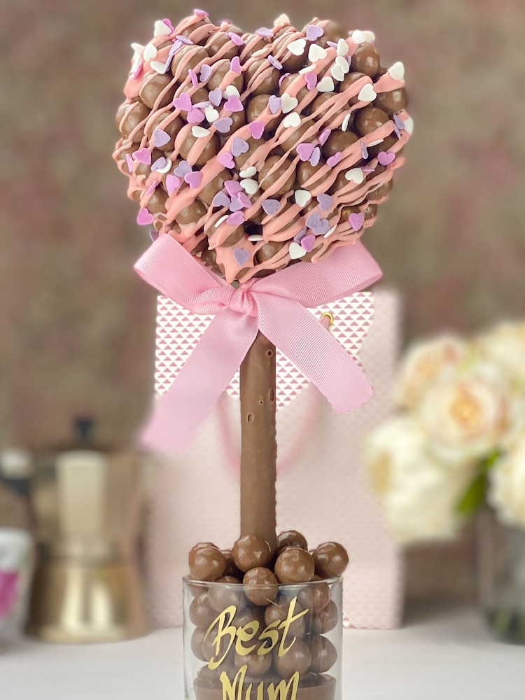 Personalised Heart Shaped Malteser by Sweet Trees - Image 1 of 4