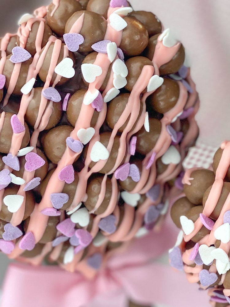 Personalised Heart Shaped Malteser by Sweet Trees - Image 2 of 4