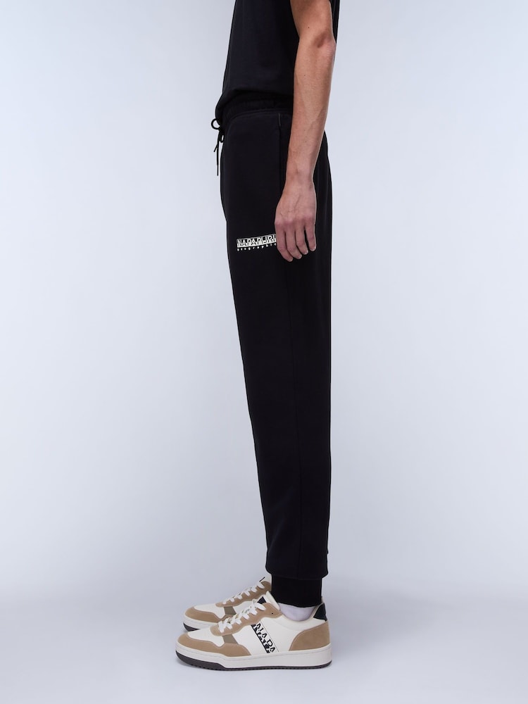 Napapijri Gori Black 100% Cotton Sweatpants - Image 3 of 6