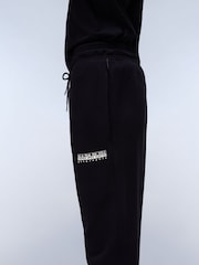 Napapijri Gori Black 100% Cotton Sweatpants - Image 4 of 6