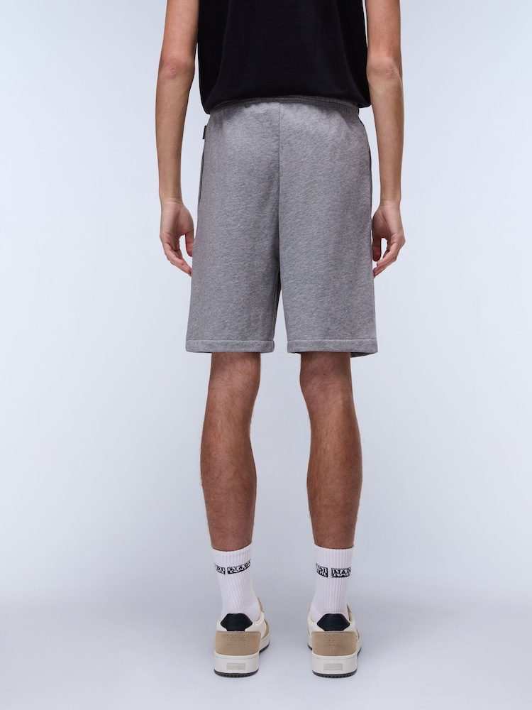 Napapijri Grey Gori 100% Cotton Sweat Shorts - Image 2 of 5