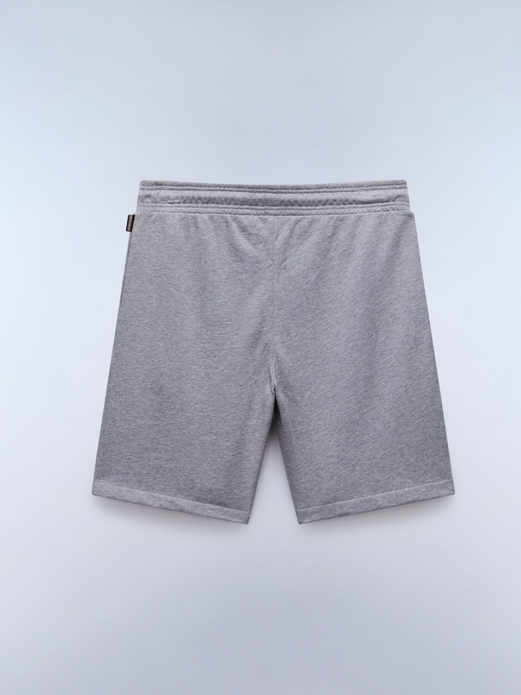 Napapijri Grey Gori 100% Cotton Sweat Shorts - Image 5 of 5