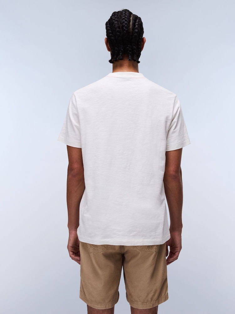 Napapijri Arbia Short Sleeve 100% Cotton White T-Shirt - Image 2 of 5