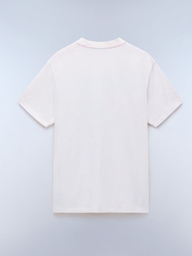 Napapijri Arbia Short Sleeve 100% Cotton White T-Shirt - Image 5 of 5