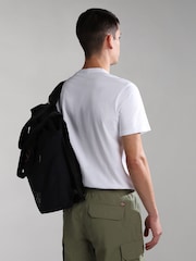 Napapijri 100% Cotton Salis Short Sleeve White T-Shirt - Image 4 of 6