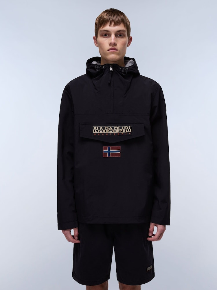 Napapijri Rainforest Summer Anorak Black Coat - Image 1 of 7