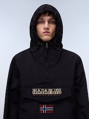 Napapijri Rainforest Summer Anorak Black Coat - Image 4 of 7