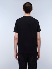 Napapijri Ambra Short Sleeve 100% Cotton Black T-Shirt - Image 2 of 7