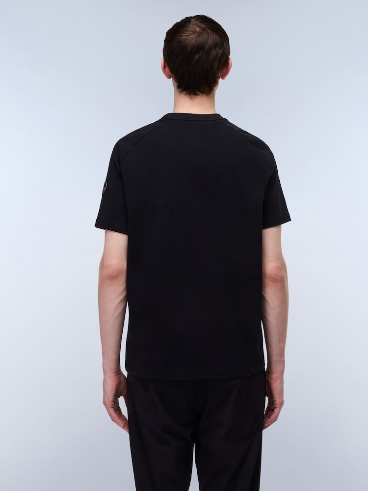 Napapijri Ambra Short Sleeve 100% Cotton Black T-Shirt - Image 2 of 7