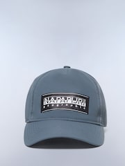 Napapijri Grey Box Logo Baseball Cap - Image 1 of 5