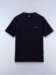 Napapijri Blue Vanni Short Sleeves 100% Cotton T-Shirt - Bild 5 von 6