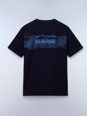 Napapijri Blue Vanni Short Sleeves 100% Cotton T-Shirt - Bild 6 von 6
