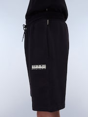 Napapijri Gori 100% Cotton Sweat Black Shorts - Imagen 3 de 5