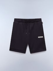 Napapijri Gori 100% Cotton Sweat Black Shorts - Imagen 4 de 5
