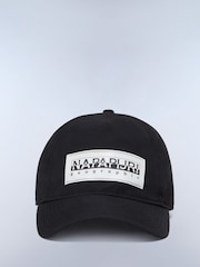 Napapijri Box Logo Baseball Black Cap - Imagen 1 de 5