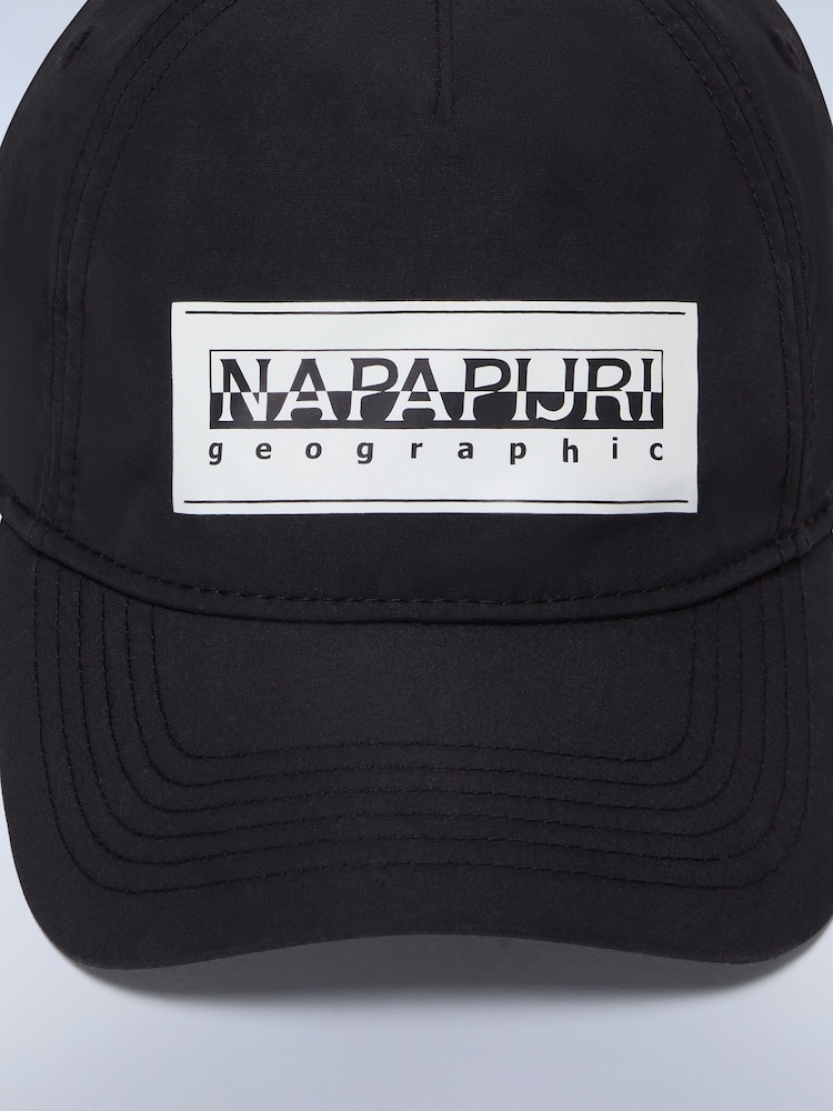 Napapijri Box Logo Baseball Black Cap - Imagen 5 de 5
