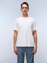 Napapijri Vanni Short Sleeves 100% Cotton White T-Shirt - Image 1 of 7
