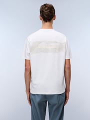 Napapijri Vanni Short Sleeves 100% Cotton White T-Shirt - Image 2 of 7