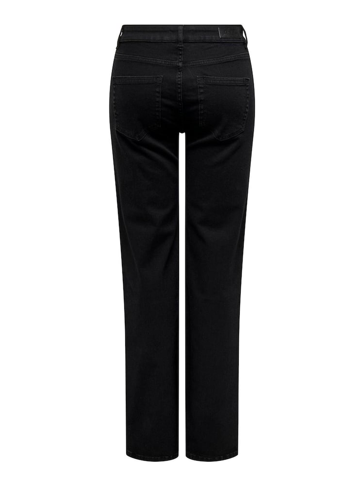 ONLY Black Blush Super Stretch Straight Leg Denim Jeans - Image 7 of 7
