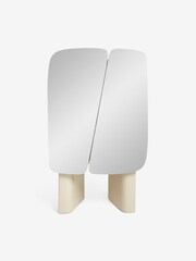 MADE.COM Natural Ecru and Mirror Mariella Highboard - Image 2 of 2