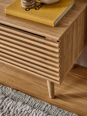 MADE.COM Oak Tulma Wide TV Unit - Image 4 of 7