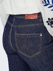 ONLY Blue Wauw High Waisted Comfort Stretch Flared Jeans - Image 6 of 7