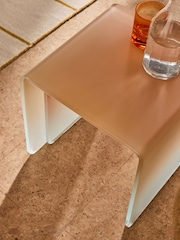 MADE.COM 2 Tone Orange Hesta Nest of 2 Side Table - Image 3 of 5