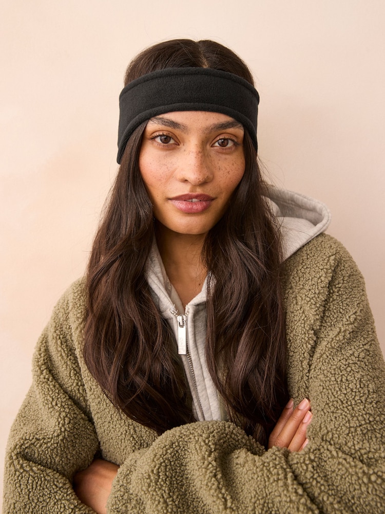 Black Fleece Headband - Image 1 of 6
