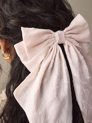Ivory Bow Clip - Image 1 of 6