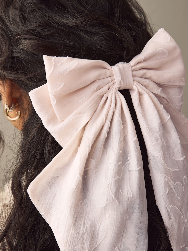 Ivory Bow Clip - Image 1 of 6