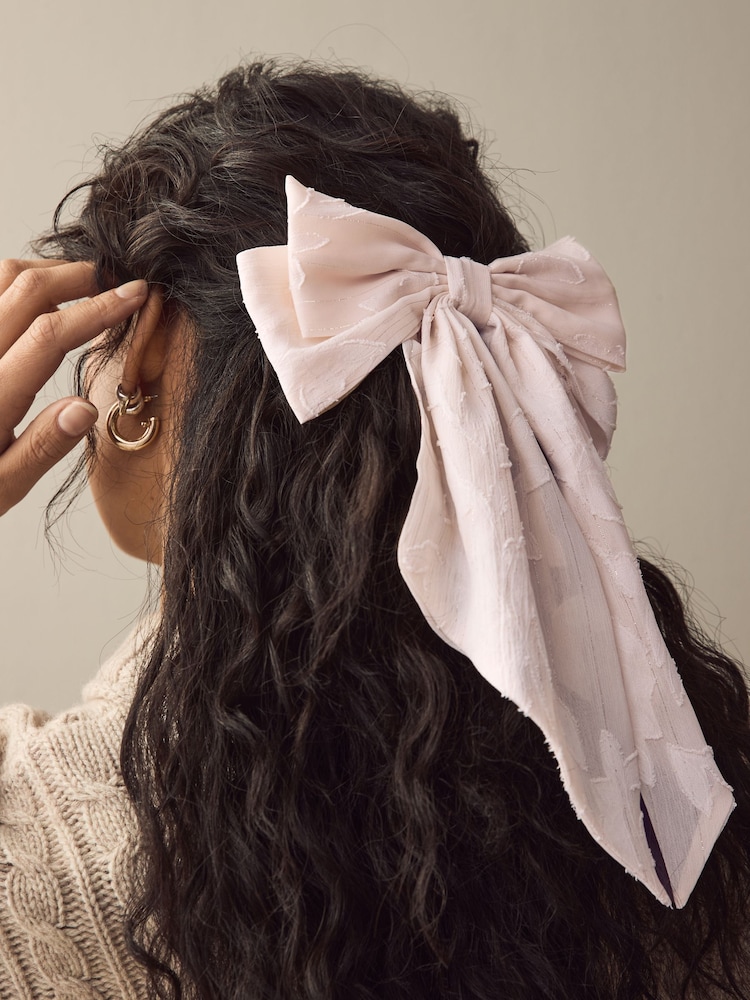 Ivory Bow Clip - Image 2 of 6