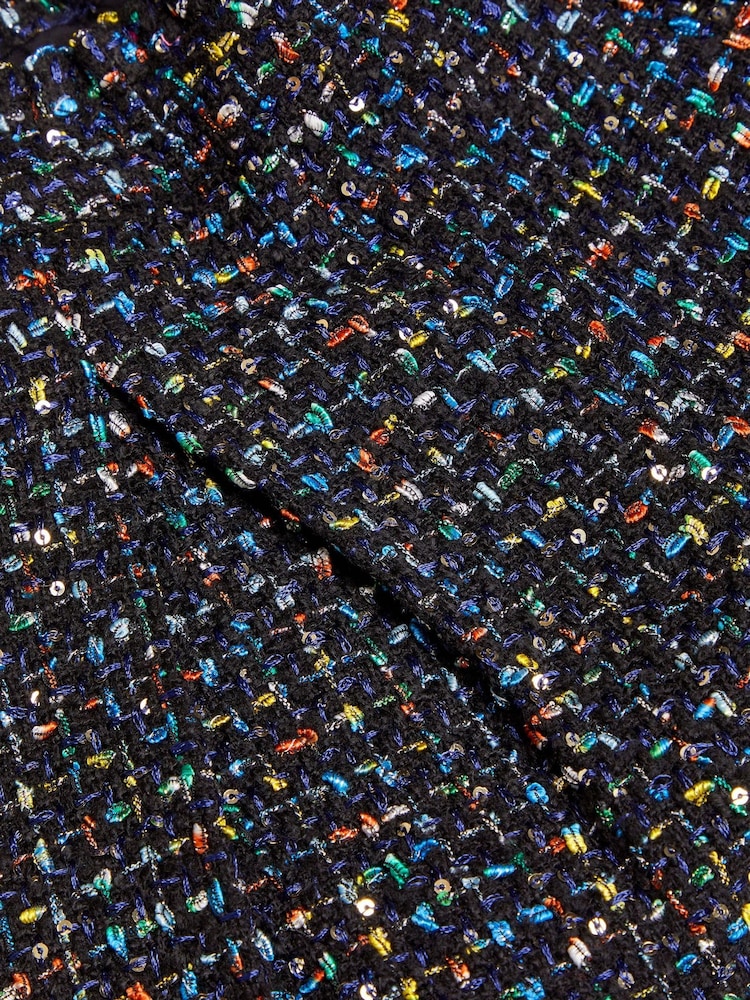 Monsoon Blue Tweed Shorts - Image 6 of 6