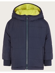 Monsoon Blue Rocket Reversible Coat - Image 4 of 5