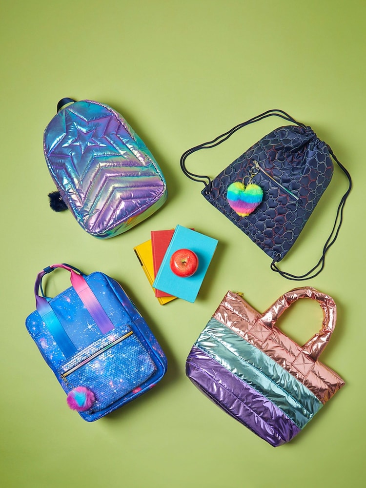 Monsoon Blue Sequin Galaxy Backpack - Image 2 of 4