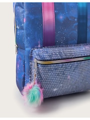 Monsoon Blue Sequin Galaxy Backpack - Image 4 of 4
