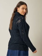 Evans Roll Neck Stitch Detail Jumper - Image 4 of 4