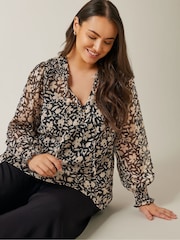 Evans Natural Boho Top - Image 1 of 4