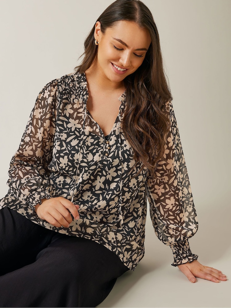 Evans Natural Boho Top - Image 1 of 4