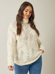 Evans Roll Neck Stitch Detail Jumper - Image 1 of 5